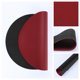 thumbnail image 2 of REGALWOVEN Juego de 6 Manteles Individuales de Cuero para Decoración de Mesa de Comedor de Cocina Manteles Individuales Limpiables Negro/Rojo 16*12 Pulgadas, 2 of 7