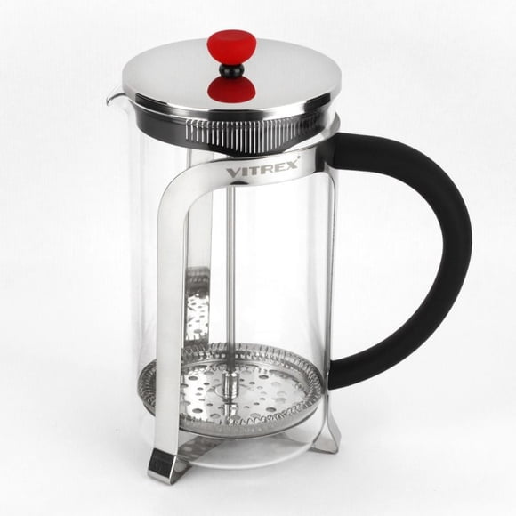 Cafetera de Embolo 1L Vidrio Templado