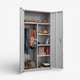 thumbnail image 1 of Armario Metalico 2 puertas con repisas y barra colgar - Linea Gray FC-05, 1 of 7