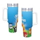thumbnail image 4 of Simulador de Mascotas Vaso aislado de acero inoxidable con asa, diseño temático, regalo para familia, amigos y fans; incluye pajita y encaja en el portavasos estándar, 40 oz, 4 of 6