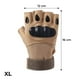 thumbnail image 2 of Guantes Tácticos Dedos Cortos Verde Xl, 2 of 3