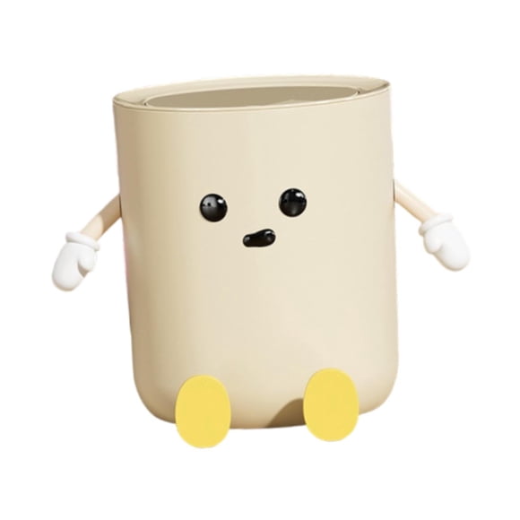 Lindo Bote De Basura Con Tapa, Bote De Basura De Cocina Para Dormitorio, Sala De Estar, Hogar, 9 L