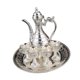 thumbnail image 3 of Pot De Cafetería Regalo Versátil Flogon Wine Pot Para La Mesa Del Gabinete De Vinos Party Party Con Bandeja De Taza, 3 of 5
