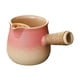 thumbnail image 1 of Tetera De Cerámica De 760 Ml, Tetera Portátil De Porcelana Para Senderismo, Casa De Té Al Aire Libre, Color Rosa, 1 of 3