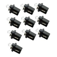 Magideal - 10 Piezas De Bombillas De Panel De Tablero, Instrumento Pcb Automotriz 286T T5 20Mm, Kits De Luces De Calibre De Panel De Tablero, Piezas De Vehículos