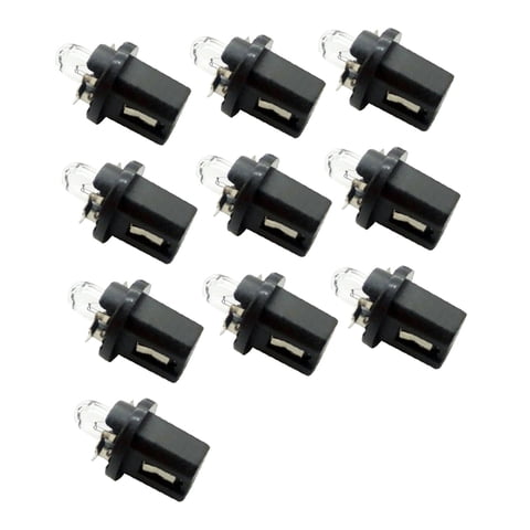 Magideal - 10 Piezas De Bombillas De Panel De Tablero, Instrumento Pcb Automotriz 286T T5 20Mm, Kits De Luces De Calibre De Panel De Tablero, Piezas De Vehículos