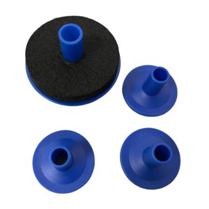 Magideal - Fundas De Platillos De Repuesto Kit De Juego De Batería Instrumento De Percusión Soporte De Almohadilla De Batería Herramienta De Tubo De Carcasa , Azul