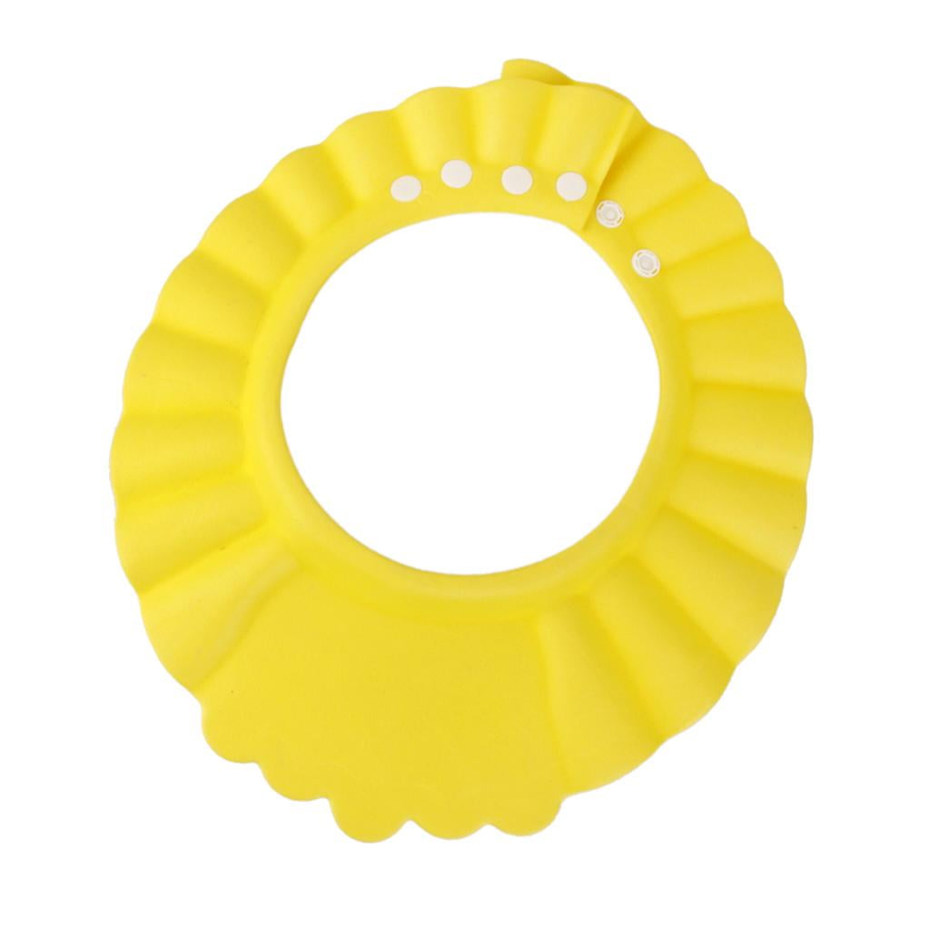 Bothyi - Bebé Niños Champú Baño Gorro De Ducha Lavado Protector Para El Cabello Impermeable Visera Sombrero Amarillo