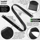 thumbnail image 3 of Cinturón web Loopbelt 86‑97 cm negro reversible sin rayaduras, 3 of 4