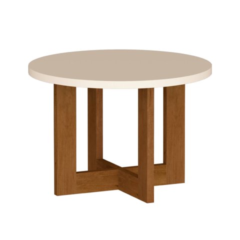 Be Design - Mesa De Centro Redonda Be Perla Caramelo