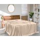 thumbnail image 2 of Sábana plana Utopia Bedding de microfibra cepillada suave, tamaño king beige, 2 of 6