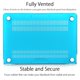 thumbnail image 4 of Funda UESWILL Aqua Blue para MacBook 12" (Modelos 2015‑2017), 4 of 7