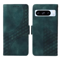 Carcasa Foxdock Google Pixel 8 Pro De Cuero Pu, Diseño Acolchado Clásico, Protección Contra Caídas Y Rayones