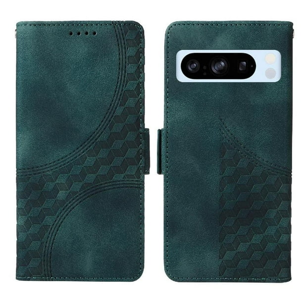 Carcasa FOXDOCK Google Pixel 8 Pro de cuero PU, diseño acolchado clásico, protección contra caídas y rayones