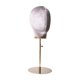 thumbnail image 3 of Soporte Para Exhibición De Peluca, Modelo De Cabeza De Maniquí Para Peinado, Secado, Uso Personal, Terciopelo Gris Para El Hogar, 3 of 5