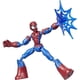 thumbnail image 1 of Figura de acción Spider-Man Marvel Bend and Flex de 15 cm con telaraña, 1 of 7