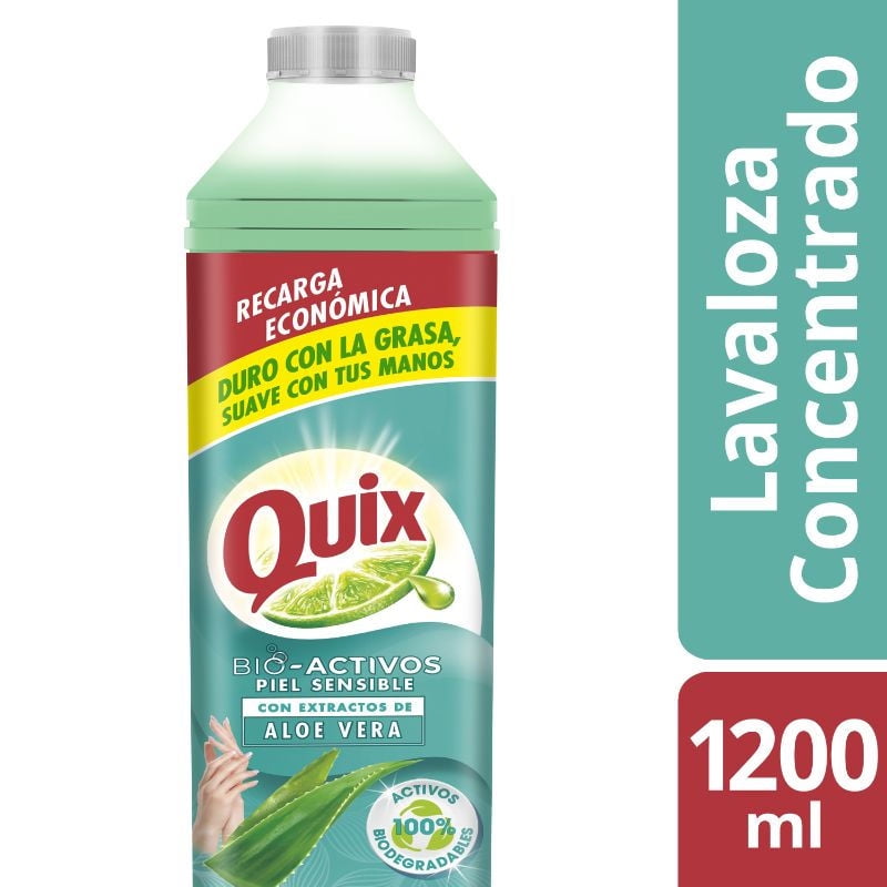 Lavalozas Piel Sensible Con Bio Activos Concentrado 1,2 L Quix