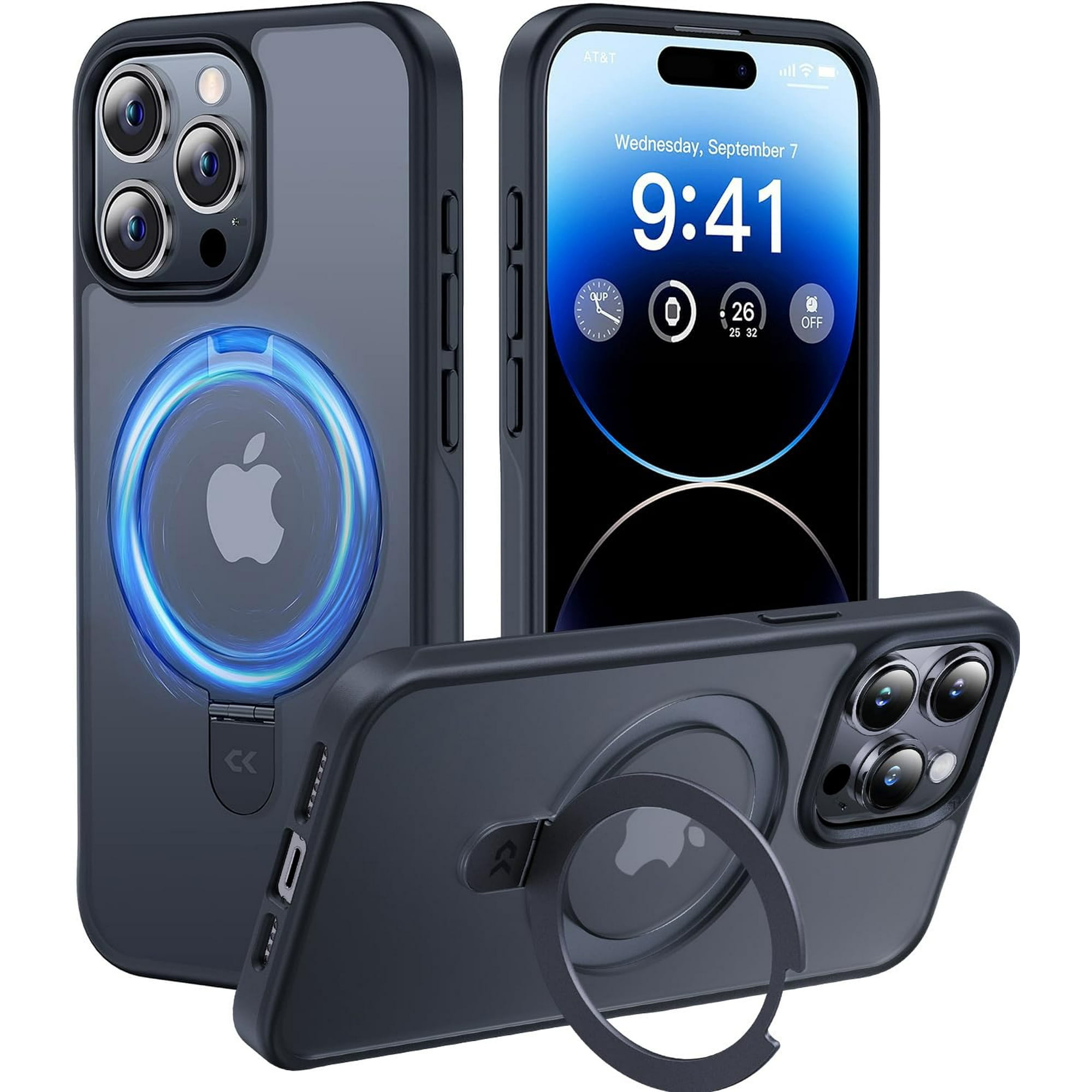 Funda De Teléfono Casekoo Diseñada Para Iphone 15 Pro Con Soporte