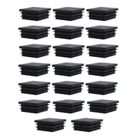 Magideal - 20 Piezas De Protección Deslizante Para Silla, Inserto Deslizante, Antiarañazos, Tubo Multiusos, Tapa De Extremo De Poste, Tapa De Extremo Para Suelo,