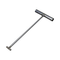 Bothyi - Herramienta De Gancho De Alcantarilla Para Trampolín, Mango En T Para Mover Un Solo Gancho De Acero Inoxidable, 8Mm X 15Cm
