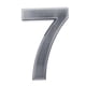 thumbnail image 5 of Número de puerta autoadhesiva de plástico plateado Número numérico numérico adhesivo número 7, 5 of 5