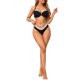 thumbnail image 2 of INSPIRE CHIC Ropa interior de mujer de tiro bajo de seda de hielo con encaje, lencería sin rastro, ropa interior transpirable, mediana, negra, 2 of 5
