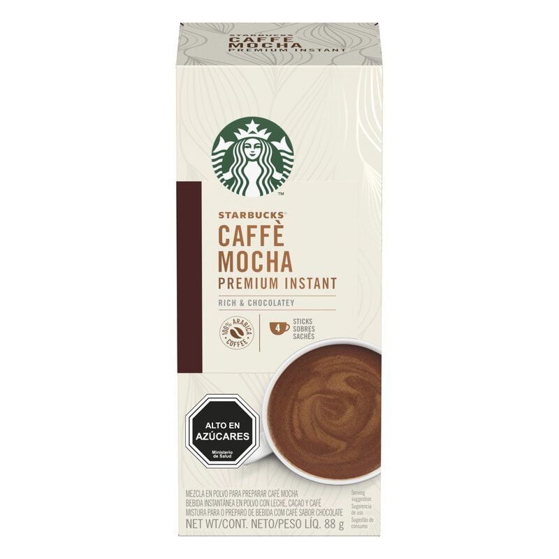 Café Mocha Latte Caja 4 un Starbucks