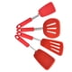 thumbnail image 1 of Espátula De Silicona Flexible De 4 Piezas Con Mango Ergonómico Resistente Al Calor Para Pescado Rojo, 1 of 5