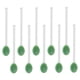 thumbnail image 1 of 10x Cucharillas De Vidrio Apto Para Lavavajillas Cuchara Agitadora Para Remover La Barra De Café Verde Oscuro, 1 of 5