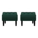 thumbnail image 1 of Set Pouf Wood 1c Felpa 00 Verde Botella, 1 of 5