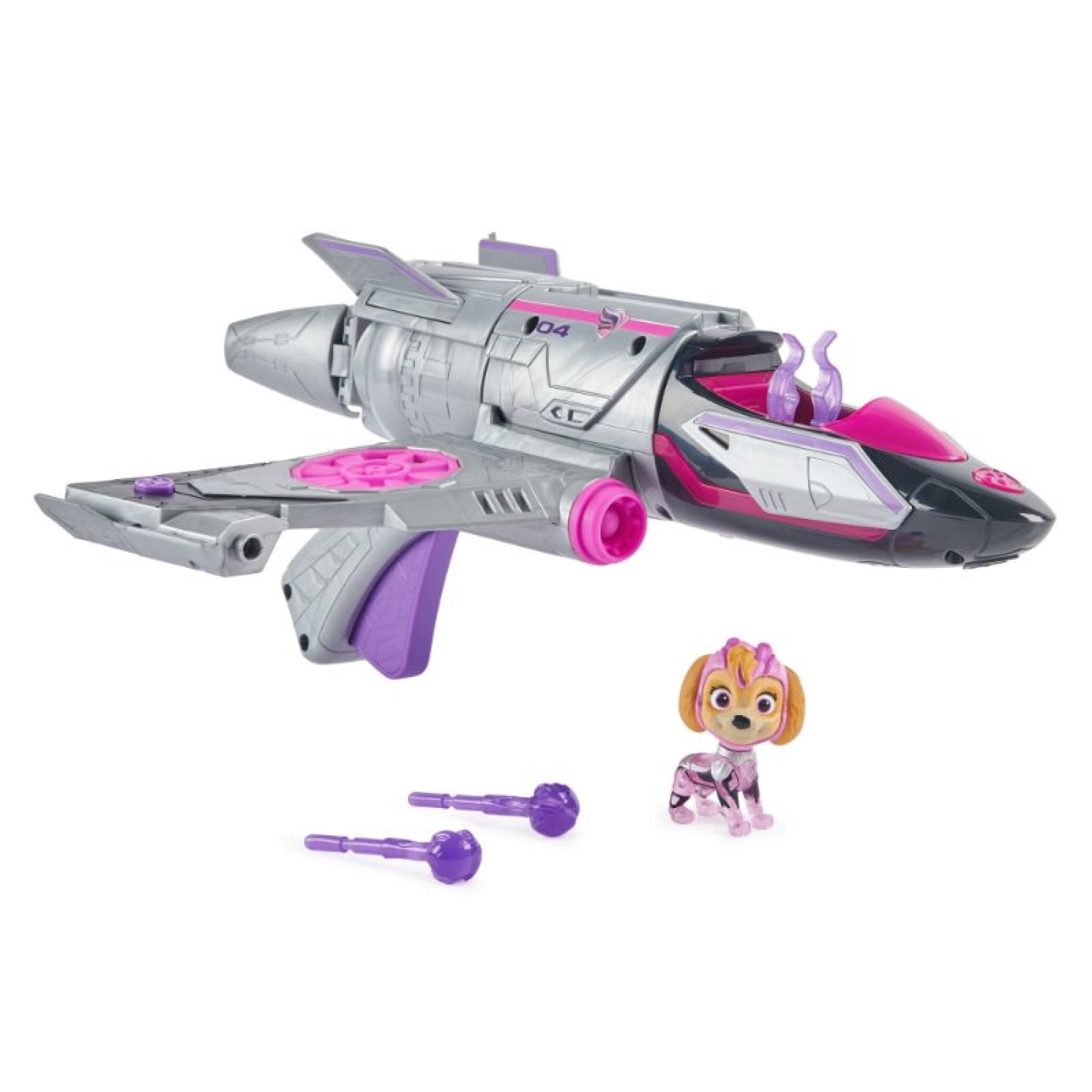 Figura de Acción Paw Patrol Mighty Jet Skye Luz Y Sonido