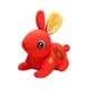 thumbnail image 5 of Cojín De Tiro De Animal Relleno De Simulación De Juguete De Conejo De Año Nuevo Para Boda Rojo, 5 of 5