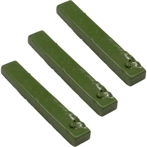 Cera DOP IWIWE 3 piezas 113‑136 g Verde para lapidario