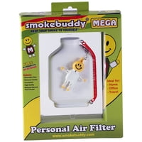 Smokebuddy - Purificador De Aire Smoke Buddy Mega Personal Que Elimina El Olor, Color Blanco