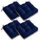 thumbnail image 1 of Cojines para silla AMCATON, paquete de 4, 48 x 48 cm, espuma, azul, 1 of 9