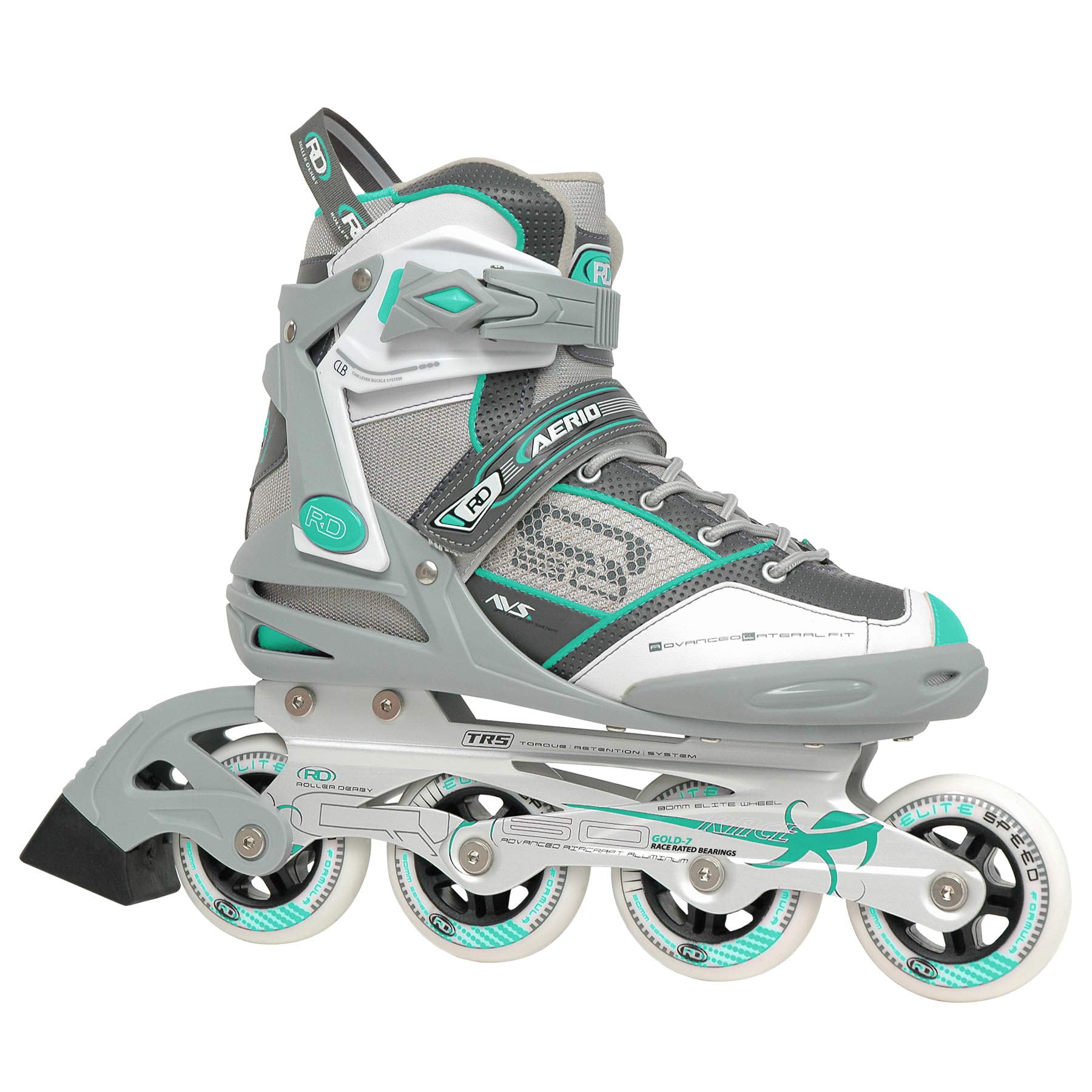 Patines En Línea Roller Derby Aerio Q-60 Mujer Menta Talla 9