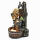 thumbnail image 1 of Fuente de agua LuxenHome 25 con perrito juguetón de resina y LED, 1 of 7