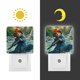 thumbnail image 3 of Oso Paddington Luz nocturna LED con sensor de anochecer a amanecer para dormitorio, baño, pasillo, escaleras - Lámpara LED nocturna de enchufe, 0.5W - 1 pieza, 3 of 6