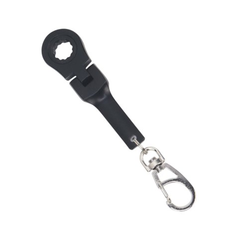 Magideal - Cadena De Llave De De 10 Mm, Cadena De Llave De Mini Clave, Compacta Para Adultos, Regalo Mecánico De Alto Rendimiento, Remolque De Anillo De Lla Negro