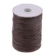 thumbnail image 1 of 170 Metros 1mm Algodón Encerado Cordón Joyería Abalorios Hilo Café, 1 of 5