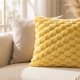 thumbnail image 3 of 2 Fundas Cojin Peluche Burbuja 45x45 cm Decorativo - Coleccion Perla Modelo Limon Amarillo, 3 of 3