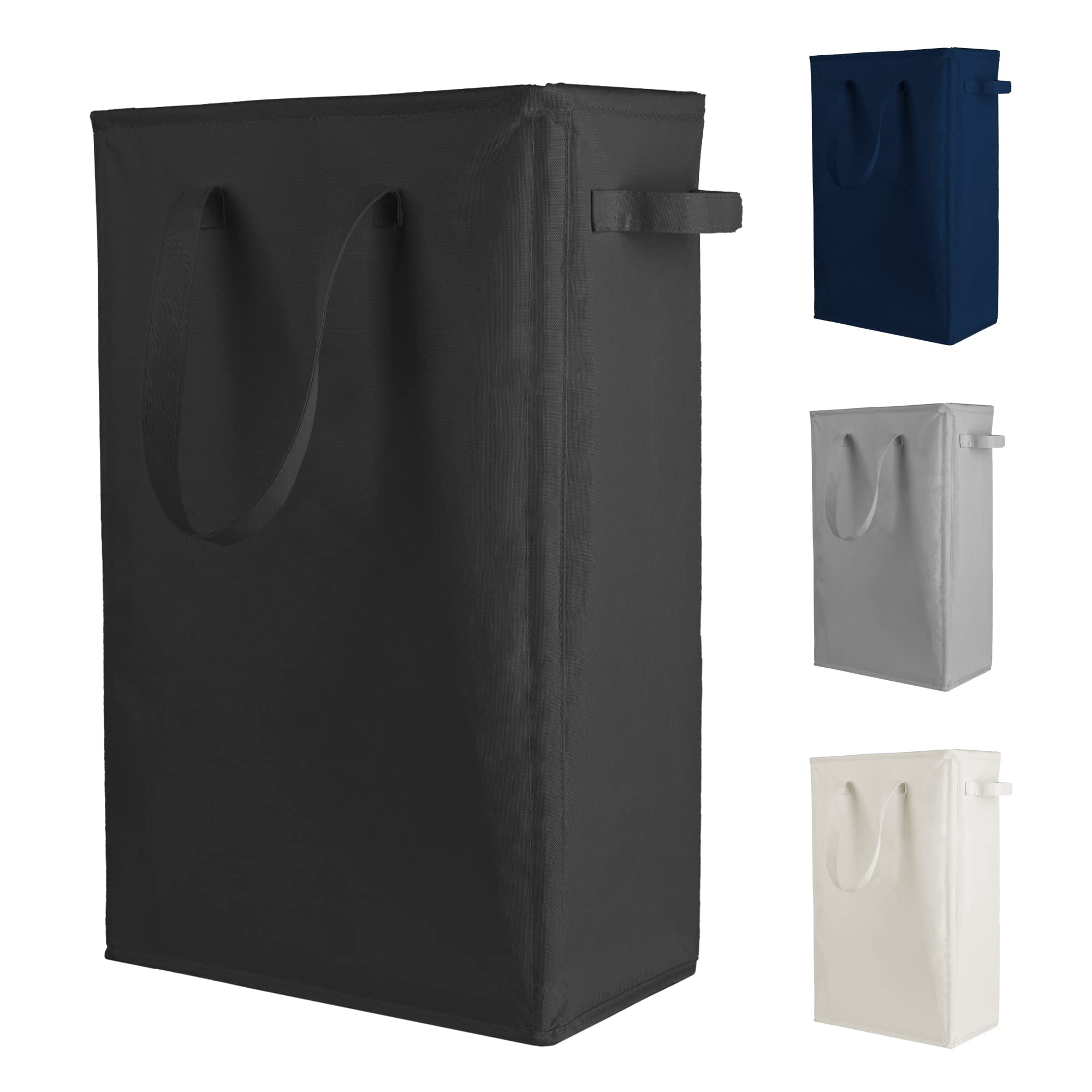 Odonata - Cesto De Ropa Slim Plegable 45 L (negro)