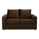 thumbnail image 1 of Sofa Kendy 2c Felpa 30 Chocolate, 1 of 5