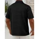 thumbnail image 3 of Polera Hombre Manga Corta Textura Suave Cierre Diseño 0287, 3 of 3