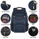 thumbnail image 5 of Mochila VECKUSON 60 L para Portátil Gaming 46 x 39 x 30 cm Azul, 5 of 5