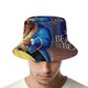 thumbnail image 4 of Bella La Bella y la Bestia Sombrero bucket para adultos, gorra de protección solar, sombrero de pescador plegable para viajes al aire libre, pesca y actividades de verano, 4 of 6