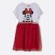 thumbnail image 1 of Vestido Niña Cara Minnie Blanco Disney, 1 of 3