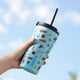 thumbnail image 5 of Vaso Térmico De Acero Inoxidable Aislado De 650 Ml Con Pajilla, 5 of 6