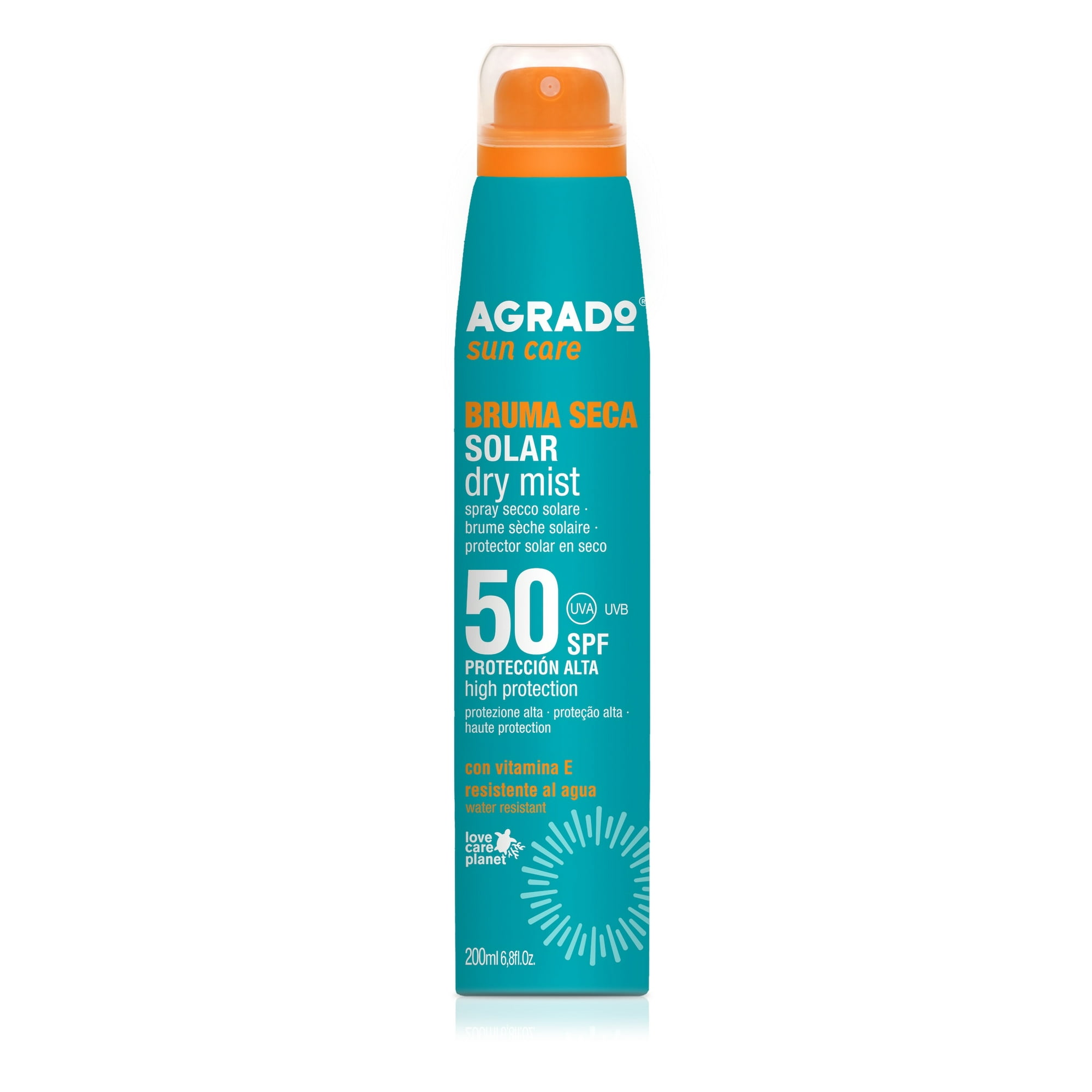 Agrado - Bruma Seca Solar Spf50 Aerosol 270cc (200 Ml)