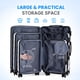 thumbnail image 5 of Luggage Simple Deluxe Carry On de 20 pulgadas con ruedas giratorias, color blanco, 5 of 7